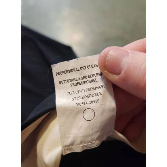 Vince black wool blend trousers sz 2 - Picture 5 of 6